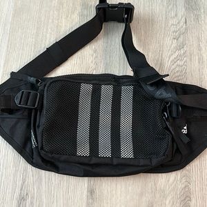 Black and White Adidas Fanny Pack